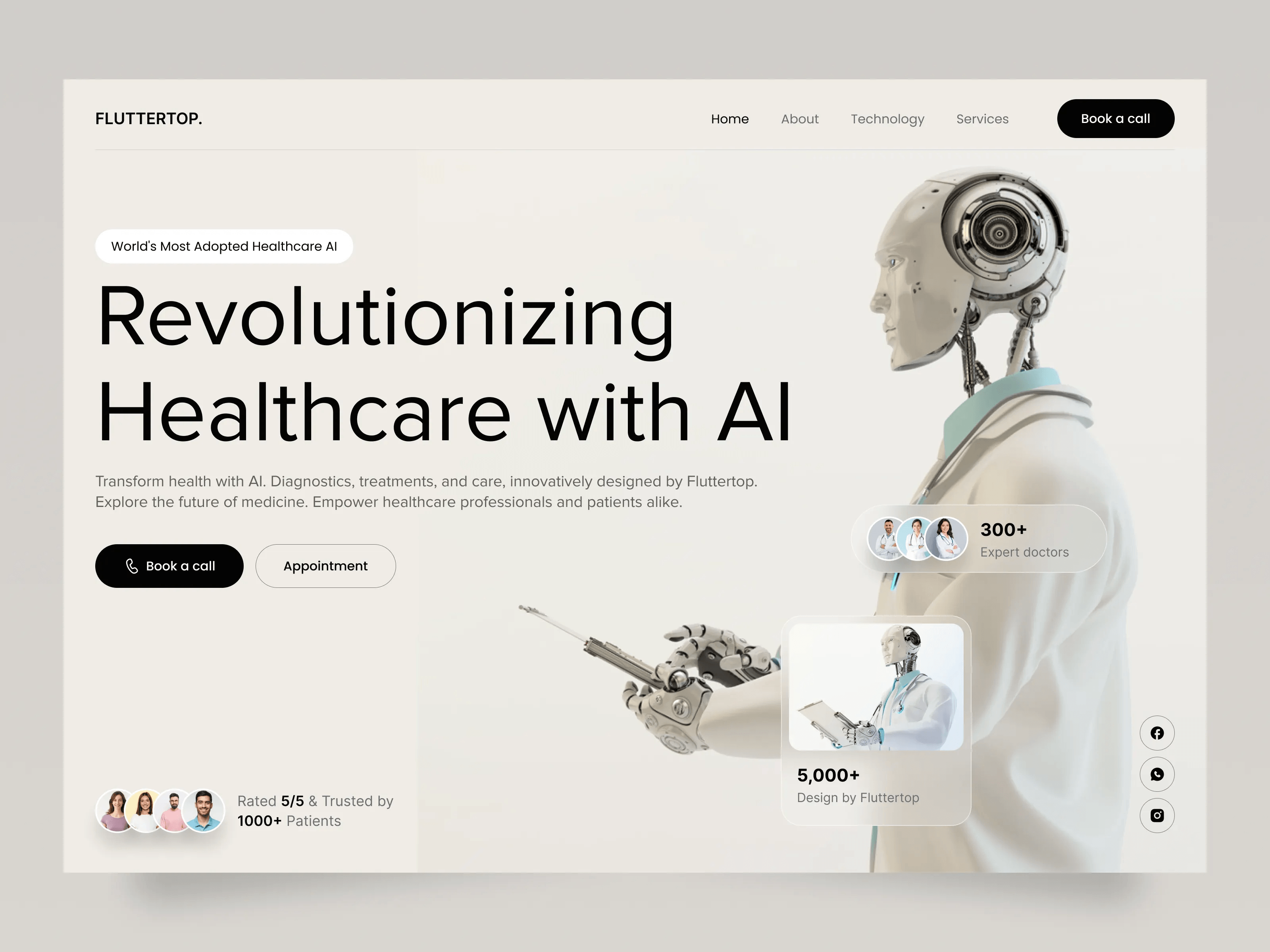 Fluttertop - AI Disease Prediction Platform